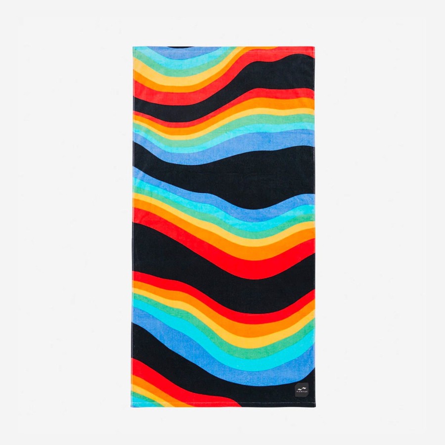 Towels Slowtide | Roygbiv Beach Towel - Black