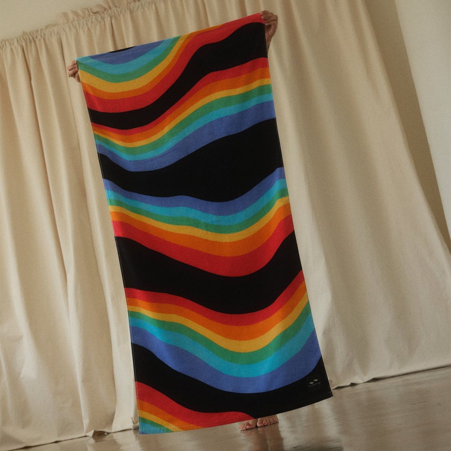 Towels Slowtide | Roygbiv Beach Towel - Black