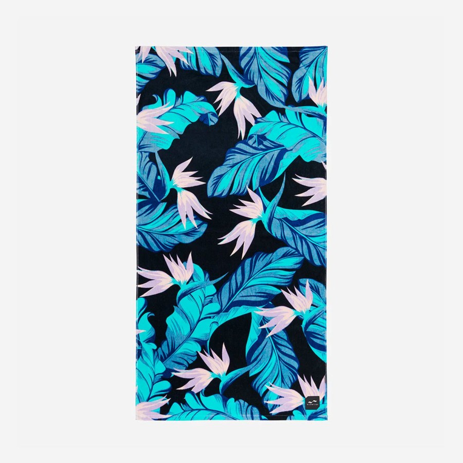 Towels Slowtide | Mauka Beach Towel - Black