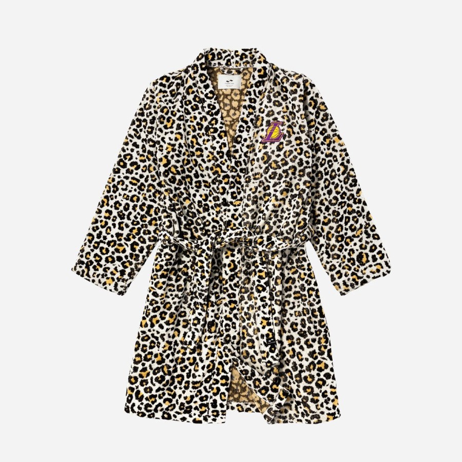 Bath Slowtide | Lakers Robe - Cheetah - Large / Xlarge