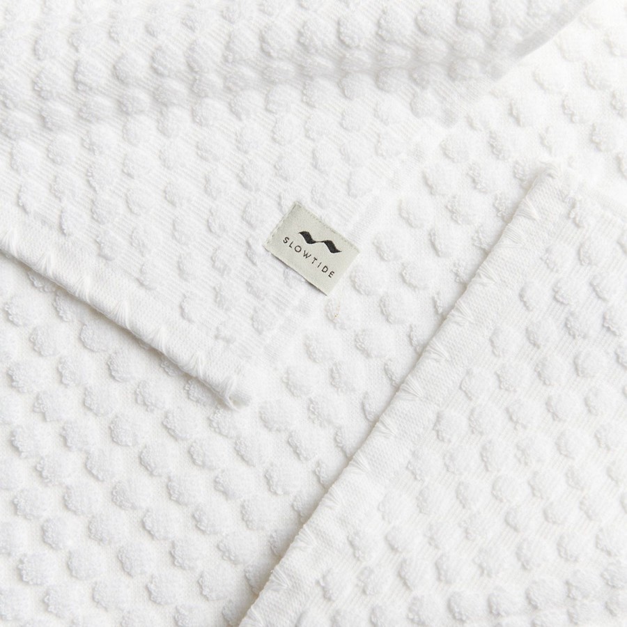 Bath Slowtide | Clive Hand Towel - White